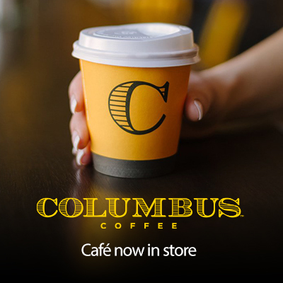 Visit our delicious Columbus Coffee Cafe when you are shopping in store