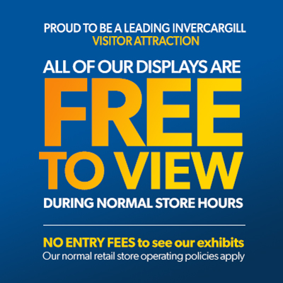 All our displays are FREE TO VIEW during normal shop hours. 