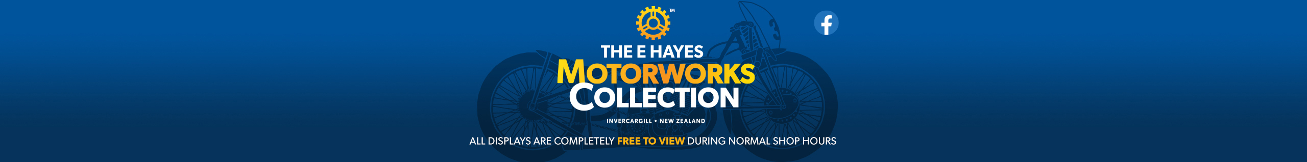 Visit the E Hayes Motorworks Collection - FREE TO VIEW during normal shop hours 