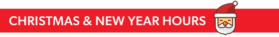 Click for our Christmas and New Year Trading Hours Click for our Christmas and New Year Trading Hours
