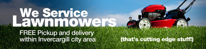 We Service Lawnmowers